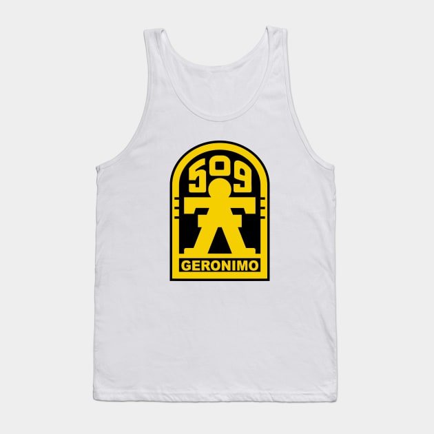 Mod.6 Geronimo 509th Airborne Parachute Infantry Tank Top by parashop